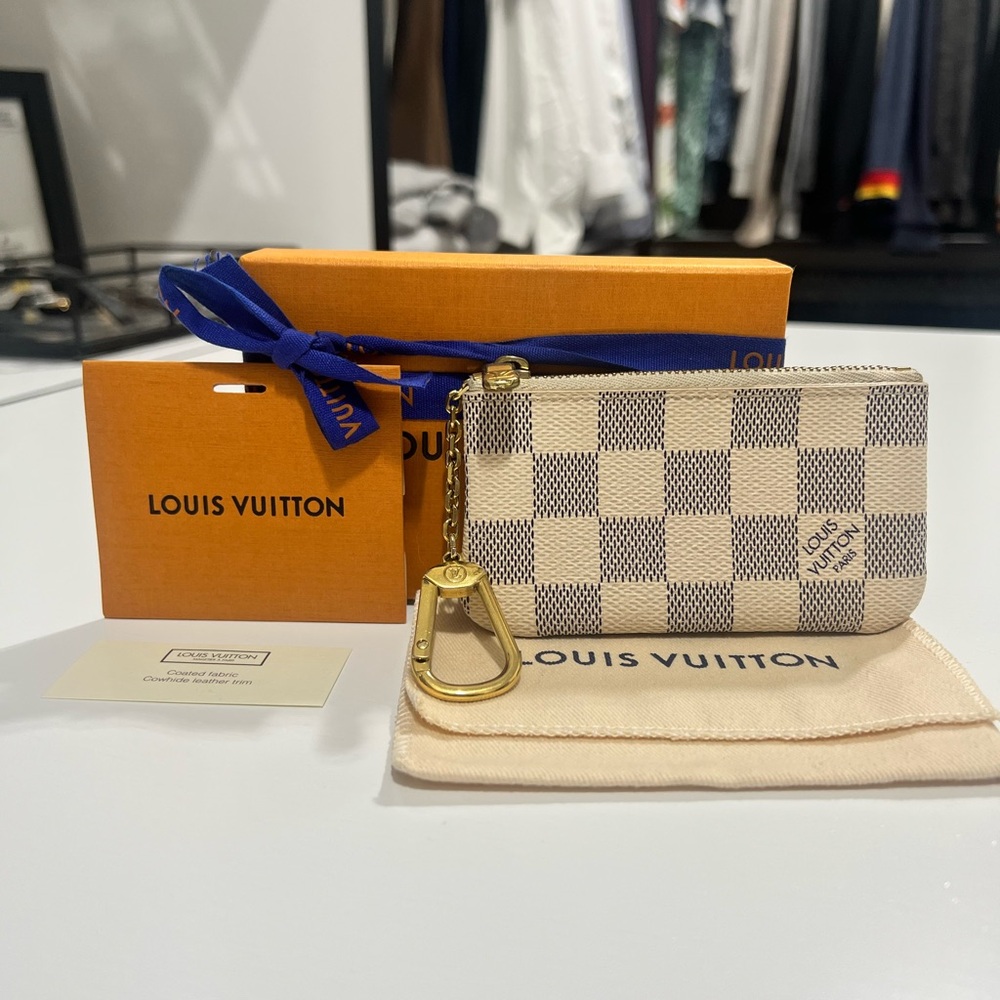 Louis Vuitton Damier Azure Cles Key Pouch